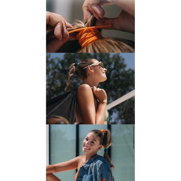 TIY Hair Ties Giddy Refill Neon Green Elastic Cords - Picture 5 of 8